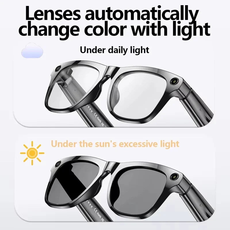 Xiaomi 8K AI Glasses Bluetooth Call 1200MP HD Camera Chat GPT Voice Assistant Music Player Translate Smart Sunglasses 2026