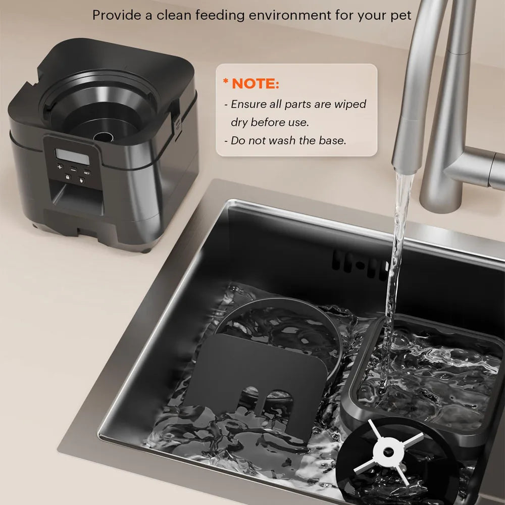 Smart Automatic Pet Feeder with Timer & LCD Display